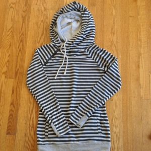 Women's Ampersand double hoodie- size small